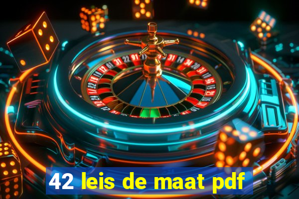 42 leis de maat pdf